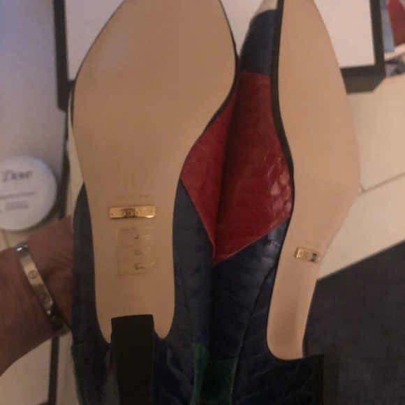 Gucci snakeskin G pumps NWT - Picture 5 of 7
